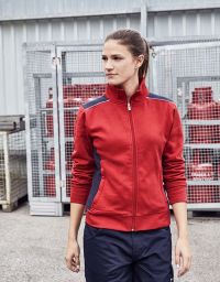 Damen Workwear Sweat Jacke Color